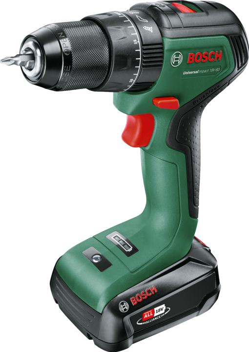 Actual product image Bosch Home & Garden Universal Impact 18V-60 (Rechargeable battery operated)
