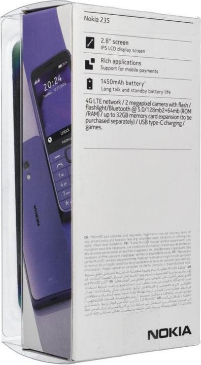 Produktbild Nokia 235 4G (2024) (2.80", 2 Mpx)
