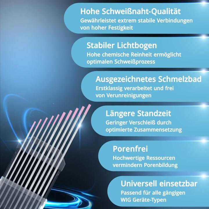 Actual product image Stahlwerk Tungsten electrodes