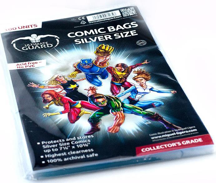 Produktbild Ultimate Guard Comic Bags Silver Size (100)