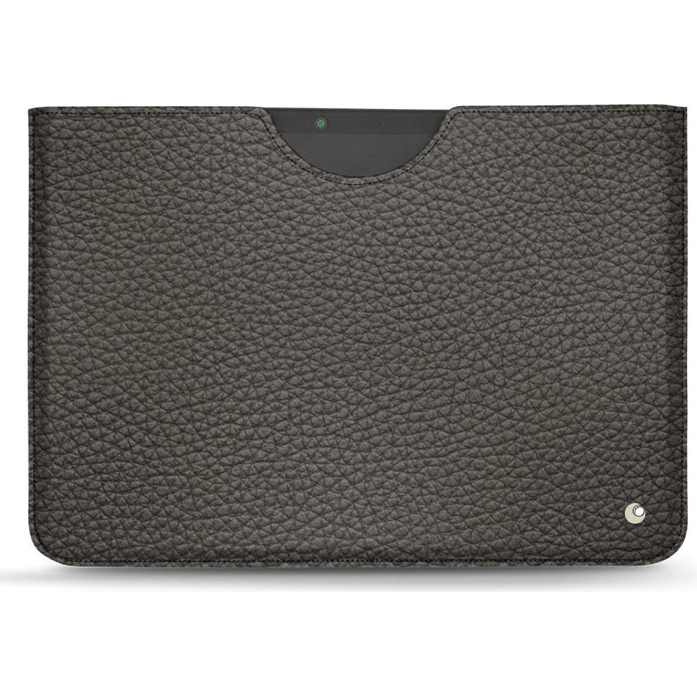 Noreve Lederschutzhülle (Microsoft Surface Pro X), Tablet Hülle, Grau
