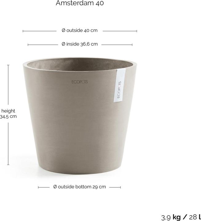 Immagine prodotto Ecopots Amsterdam (40 x 35 cm)