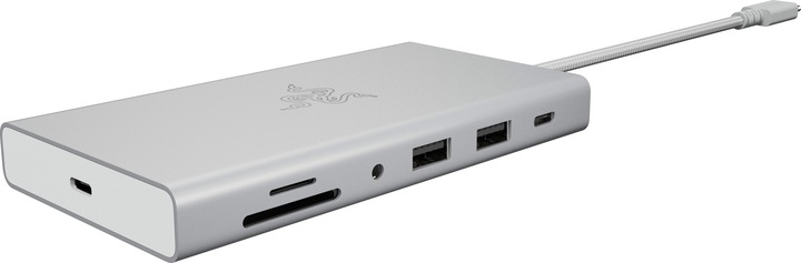 Immagine prodotto Razer Dock USB-C - Edizione Mercury (USB-C, 11 Porti)