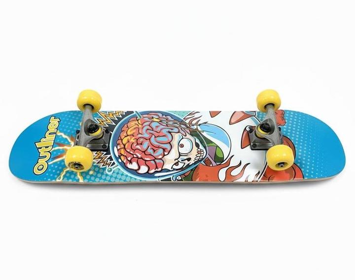 Produktbild Outliner Skateboard, black/yellow (31.10")