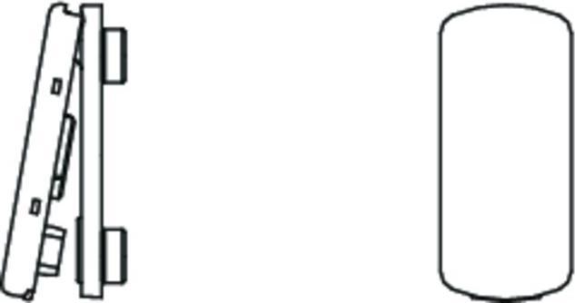 Immagine prodotto Maco Rosetta HARMONY push-in, alluminio bianco (Rosone della porta)