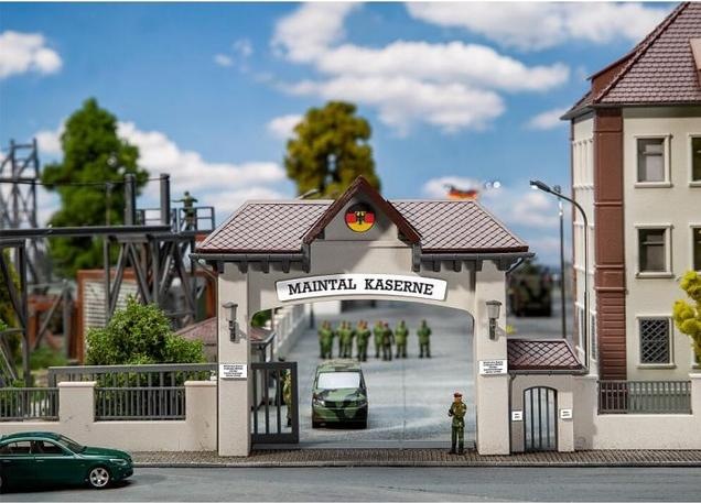 Actual product image Faller Barracks main entrance