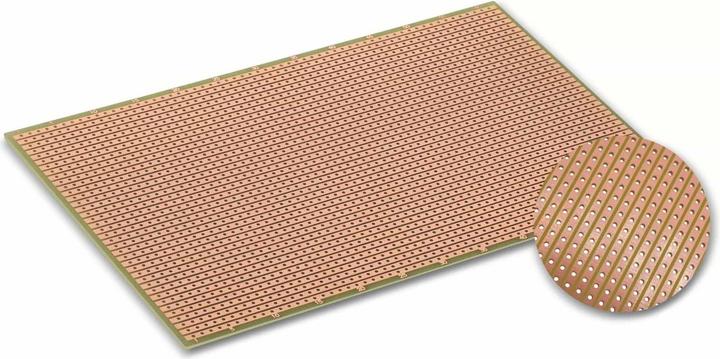 Actual product image Eneroid Strip grid board, FR4, epoxy, 160x100 mm (Housing)