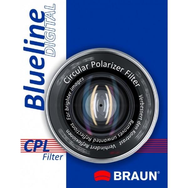 Thumbnail - Braun Photo Braun Blueline Circular Polarising Filter Polarising camera filter (62 mm, Polarisationsfilter, 62 mm), Obje...