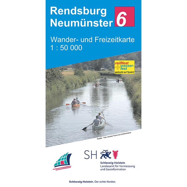 Wander-u.Freizeitkte.06 Rendsburg.Neum., Landkarte
