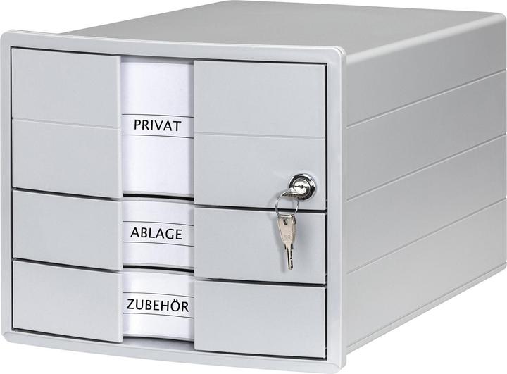 Produktbild Han IMPULS 1018-11 Schubladenbox Grau DIN A4, DIN C4 Anzahl der Schubfächer: 3 (A4, C4)
