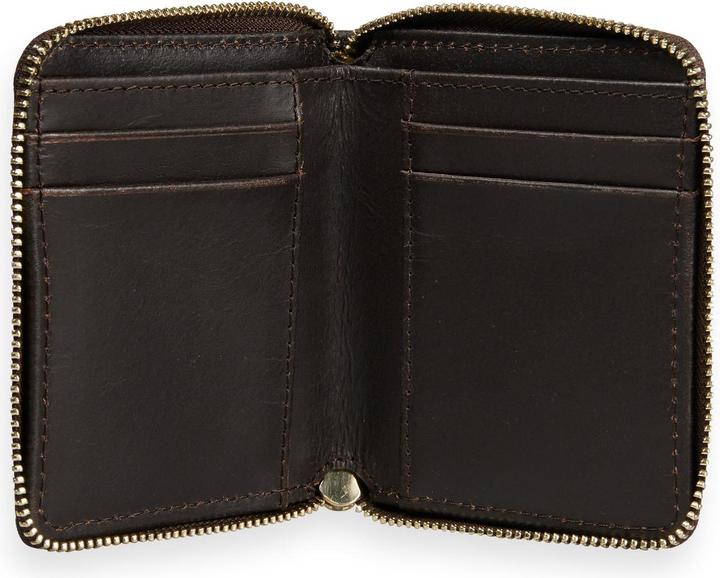 Actual product image Scotch & Soda Leather Bill Fold Zip Wallet