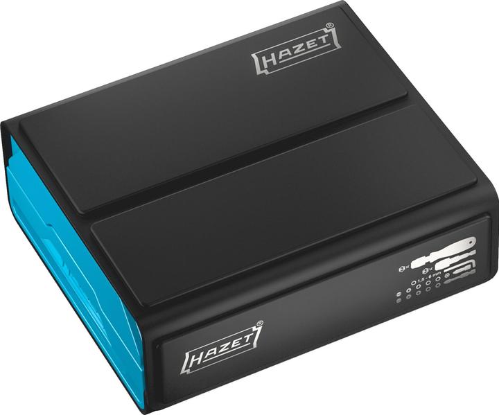 Productafbeelding HAZET Bitset 2200SC-1, 69 stuks (Kruis Pozidriv PZ, Cross Phillips PH, Schroefgleuf, Zeskantbus TX, Inbus)