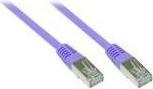 Produktbild Good Connections RNS® Patchkabel mit Rastnasenschutz, Cat. 6, S/FTP, PiMF, PVC, 250MHz, violett, 2m (S/FTP, CAT6, 2 m)