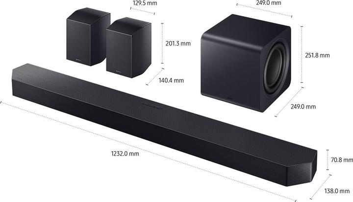 Actual product image Samsung HW-Q990F (11.1.4 Channel)