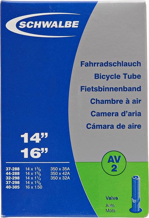 Actual product image Schwalbe N°2 16x1,50 Schrader 40 mm (Schrader (AV), 16", 40 mm)