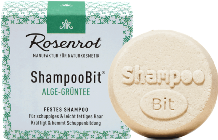 Produktbild Rosenrot ShampooBit Alge-Grüntee (Festes Shampoo)