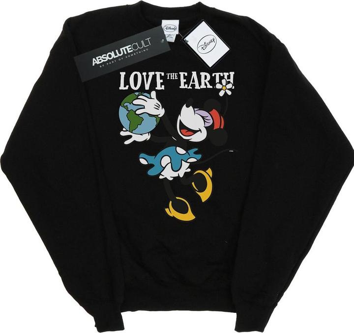 Actual product image Disney Boys Mickey Mouse Love The Earth Sweatshirt (140, 146)