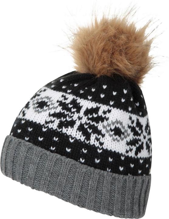 Image du produit Mountain Warehouse Bonnet Femme/Femme Fair Isle Pom Pom (Taille unique)