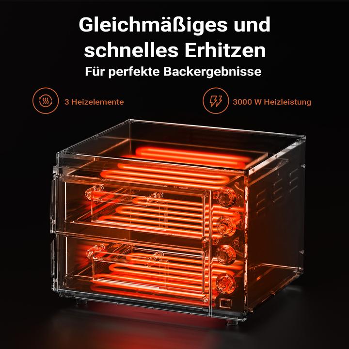 Produktbild Wiltec 2-Etagen Pizza-Backofen