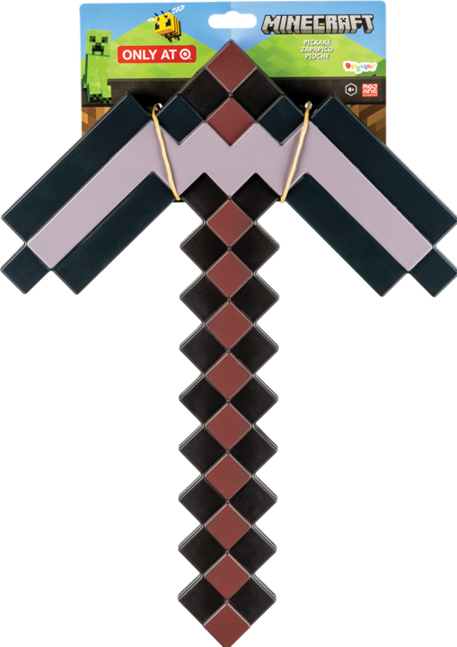 Actual product image Jakks Pacific Disguise Minecraft Role Play Pickaxe Netherite
