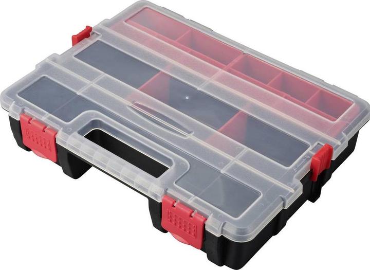 Produktbild Toolcraft Sortimentsbox (L x B x H) 285 x 225 x 60 mm Anzahl Fächer: 21 variabl
