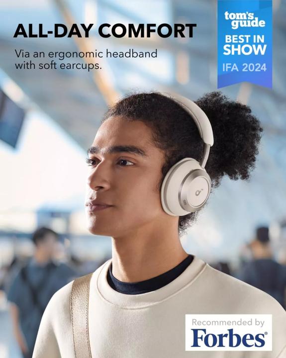 Produktbild soundcore Space One Pro (ANC, 40 h, Kabelgebunden, Kabellos)