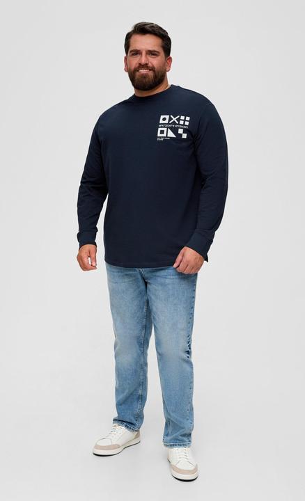 Produktbild s.Oliver Sweatshirt Sweatshirt aus Baumwollstretch (XXL)