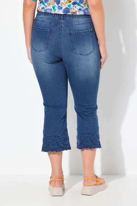 Produktbild Ulla Popken 7/8-Jeans Marie, Stickerei, Schlaghose, ausgestellt (60)