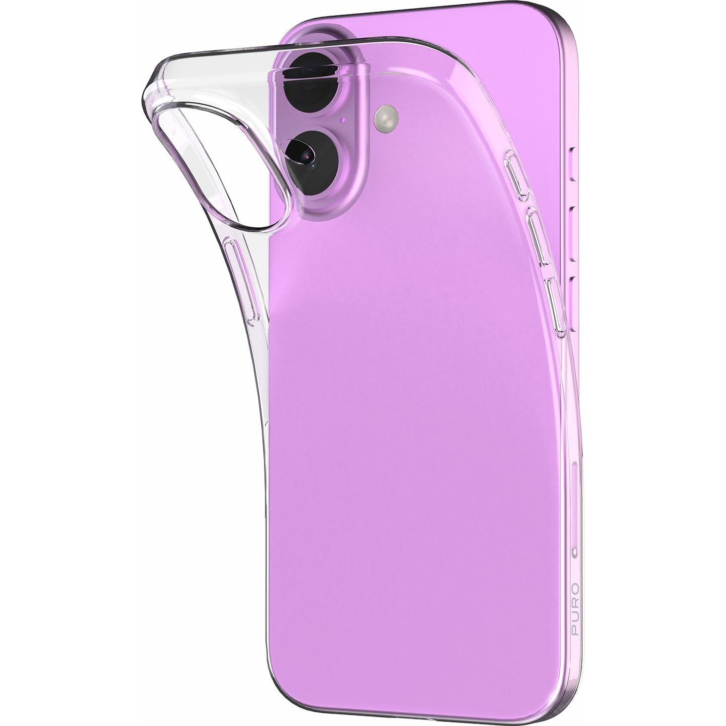 Puro Schutzhülle (Apple iPhone 16), Smartphone Hülle, Transparent
