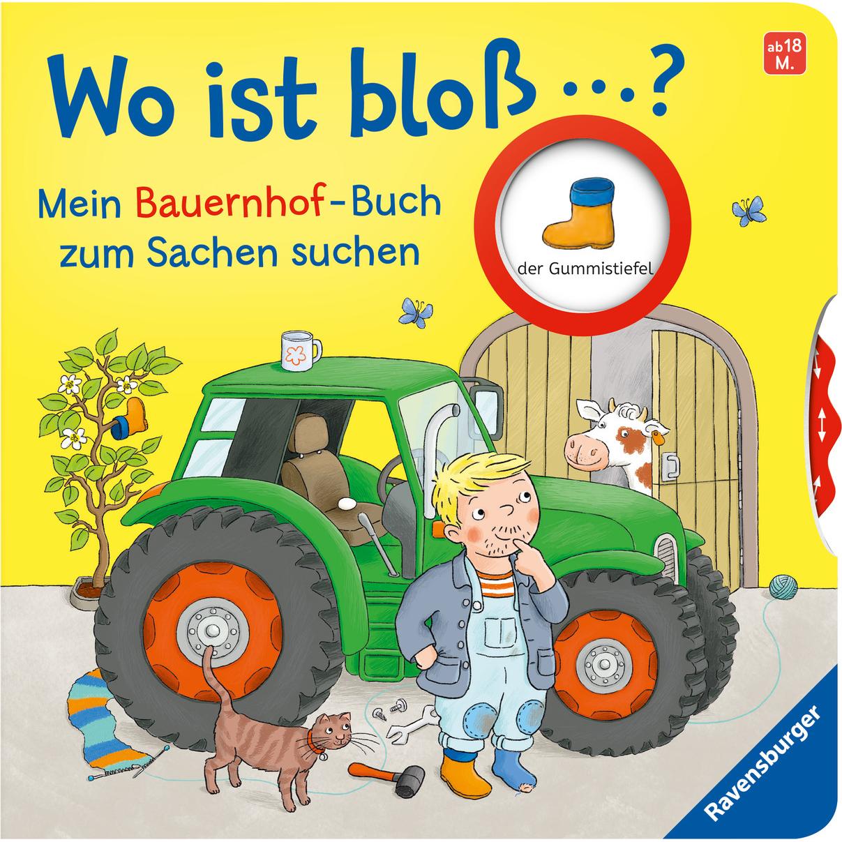 Ravensburger, Babybücher, Wo ist bloss...? Mein Bauernhof-Buch zum Sachen suchen (Deutsch)