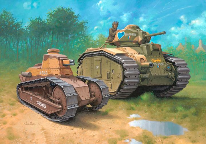 Produktbild Revell Char B.1 bis Renault FT.17