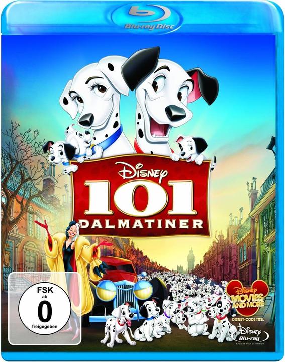 101 Dalmatiens (Blu-ray, Allemand, Anglais, Français, Néerlandais, Turc)