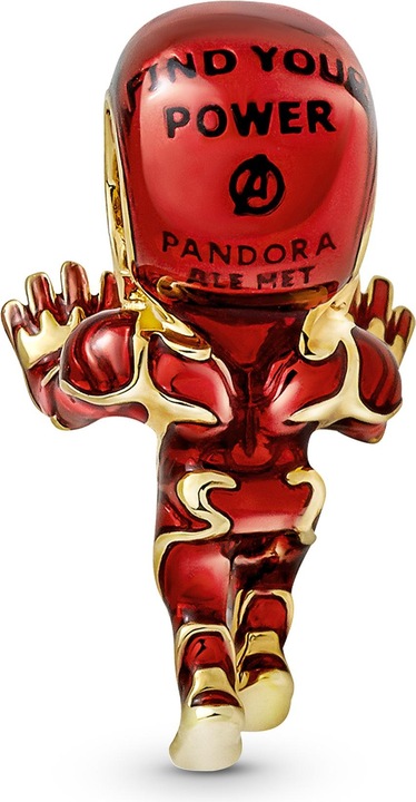 Image du produit Pandora Marvel The Avengers Iron Man (Émail, Plaqué or)