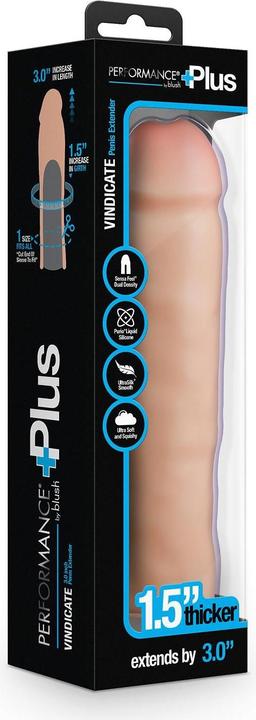 Image du produit Blush performance plus 3 inch silicone penis xtender beige