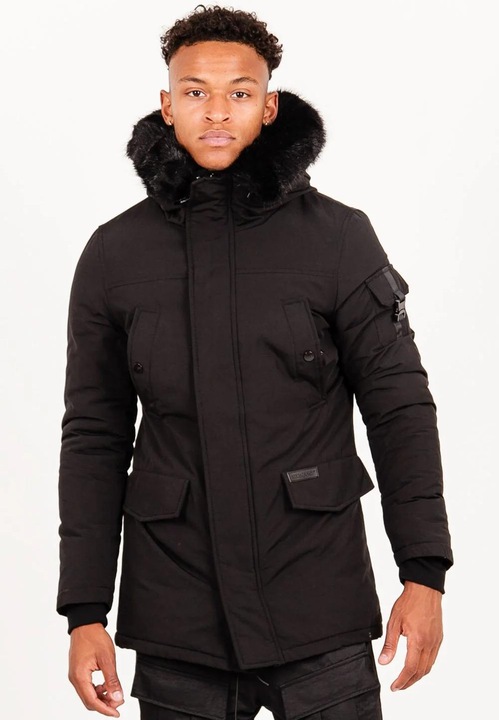 Produktbild Sixth June Parka mit Kapuze aus wasserabweisendem Pelz (L)