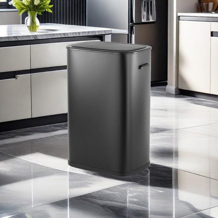 Produktbild Enne Interior Convi Sensor 55L Trash Can with Sensor, Matte Black (55 l)