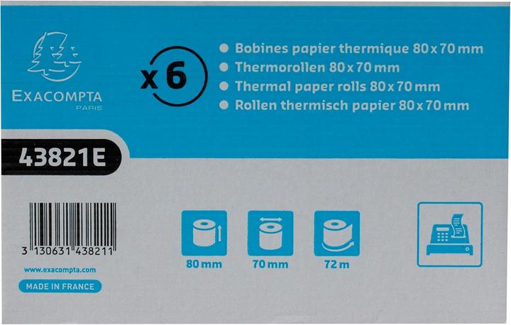 Actual product image Exacompta Thermal Paper Rolls