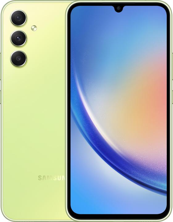 Produktbild Samsung Galaxy A34 5G (128 GB, Awesome Lime, 6.60", Dual SIM, 48 Mpx, 5G)