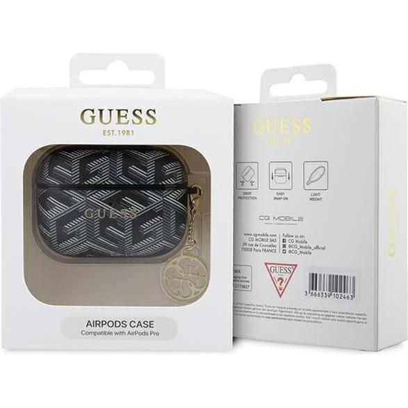 Thumbnail - Guess GUAPPGCE4CK AirPods Pro cover czarny/black GCube Charm (Kopfhörer Hülle), Kopfhörertasche + Schutzhülle, Schwarz