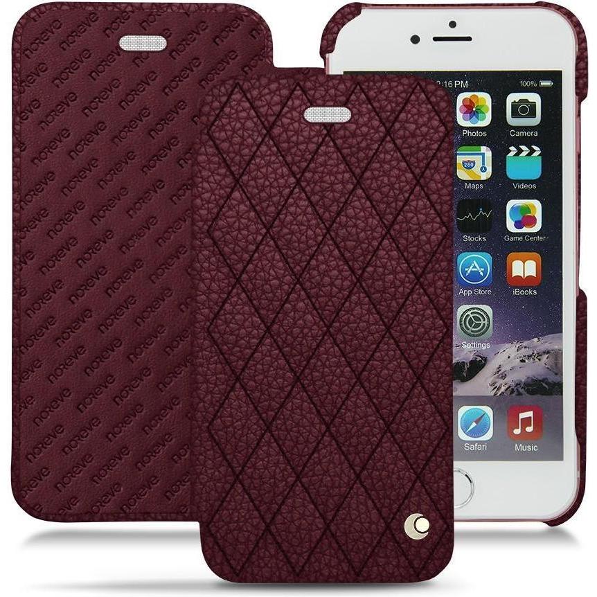 Thumbnail - Noreve Lederschutzhülle horizontal (Apple iPhone 6s Plus), Smartphone Hülle, Violett