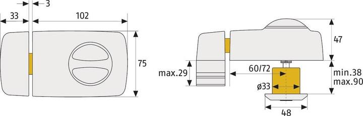Image du produit Abus 7010 B EK