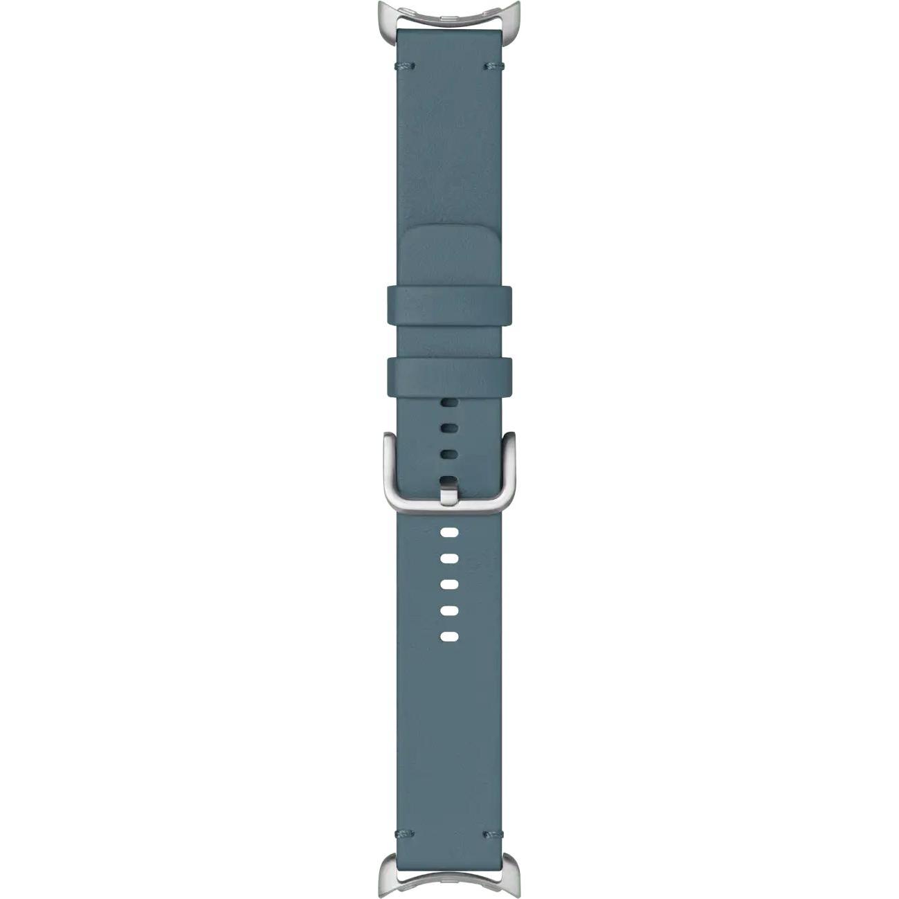 Google Leather Band (Leder), Uhrenarmband, Grau