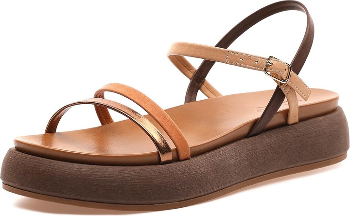 Produktbild Inuovo Ein angesagter Eyecatcher ist diese bequeme und modische Plateausandalette von. Das Modell au (37)