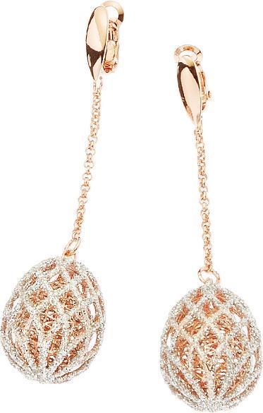 Immagine prodotto Ottaviani Orecchini in bronzo con glitter argento