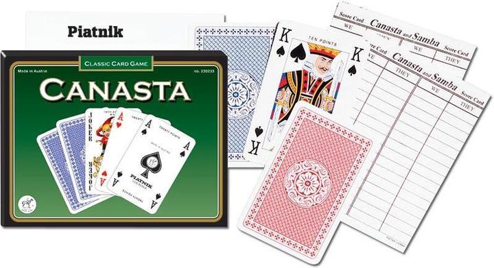 Actual product image Piatnik 2302 - Canasta with scoring pad (French)