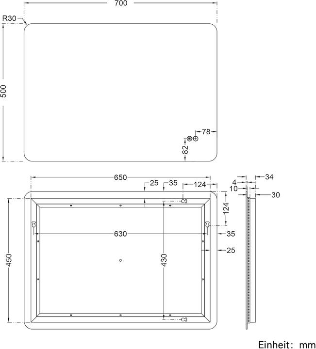 Immagine prodotto SONNI Specchio da bagno Star 50*70cm