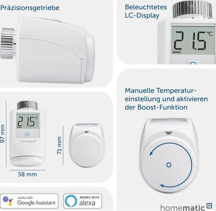 Produktbild Homematic IP Heizkörperthermostat eTRV-2
