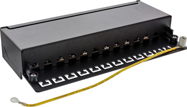 Actual product image InLine Patch panel Cat.6A 12-way