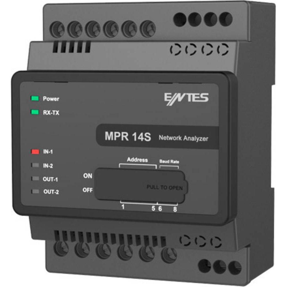 Entes, Multimeter, Digitales Hutschienenmessgerät MPR 16S 21 M3607 Hutschienen Multimeter ohne Anzeige RS485 2x Digit