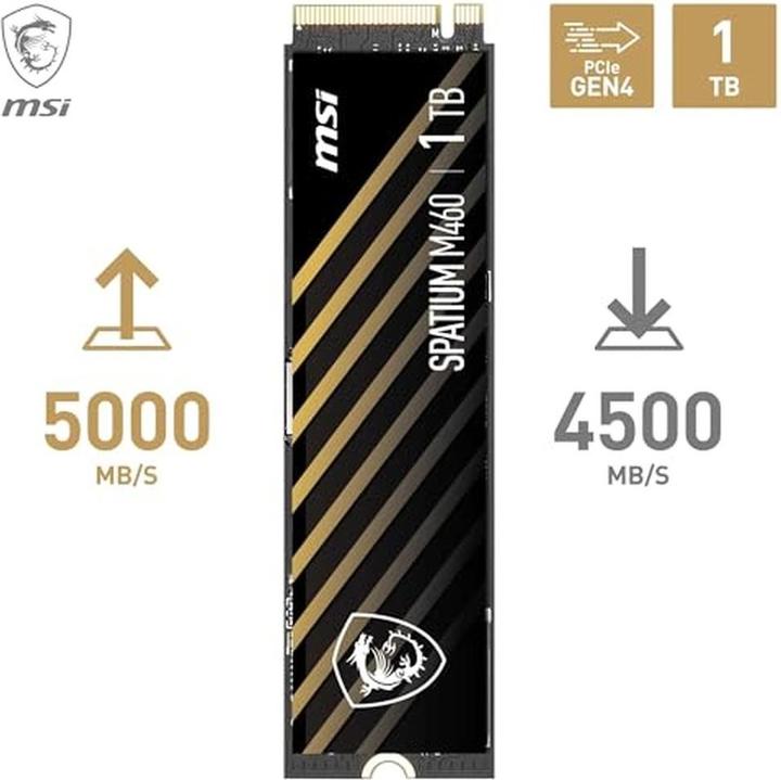 Image du produit MSI Spatium M460 (1000 Go, M.2 2280)